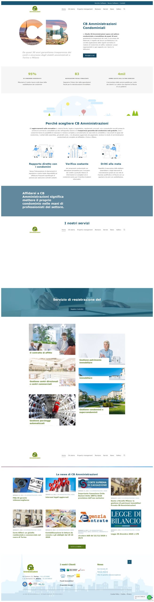 CB Amministrazioni — screenshot fullpage