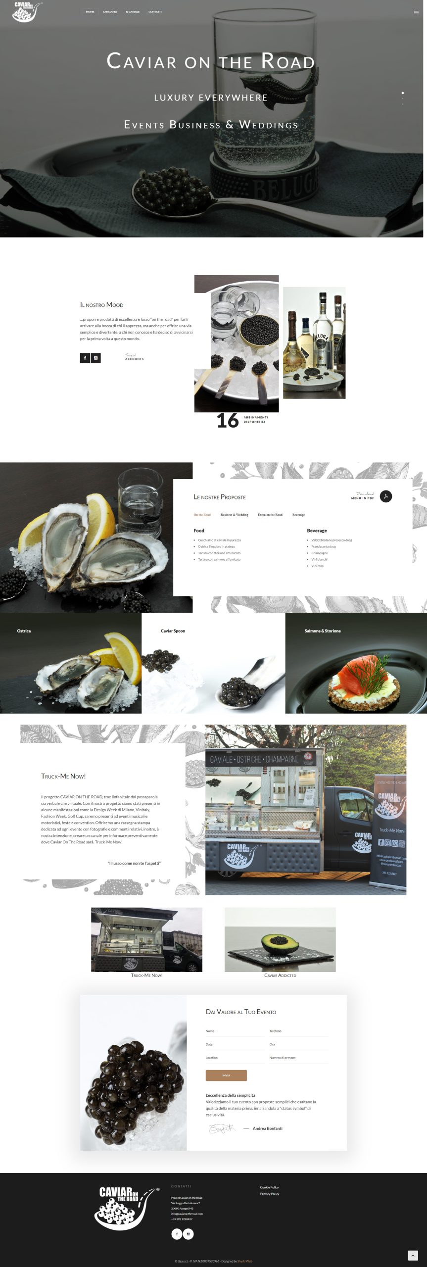 Caviar on the Road — screenshot fullpage