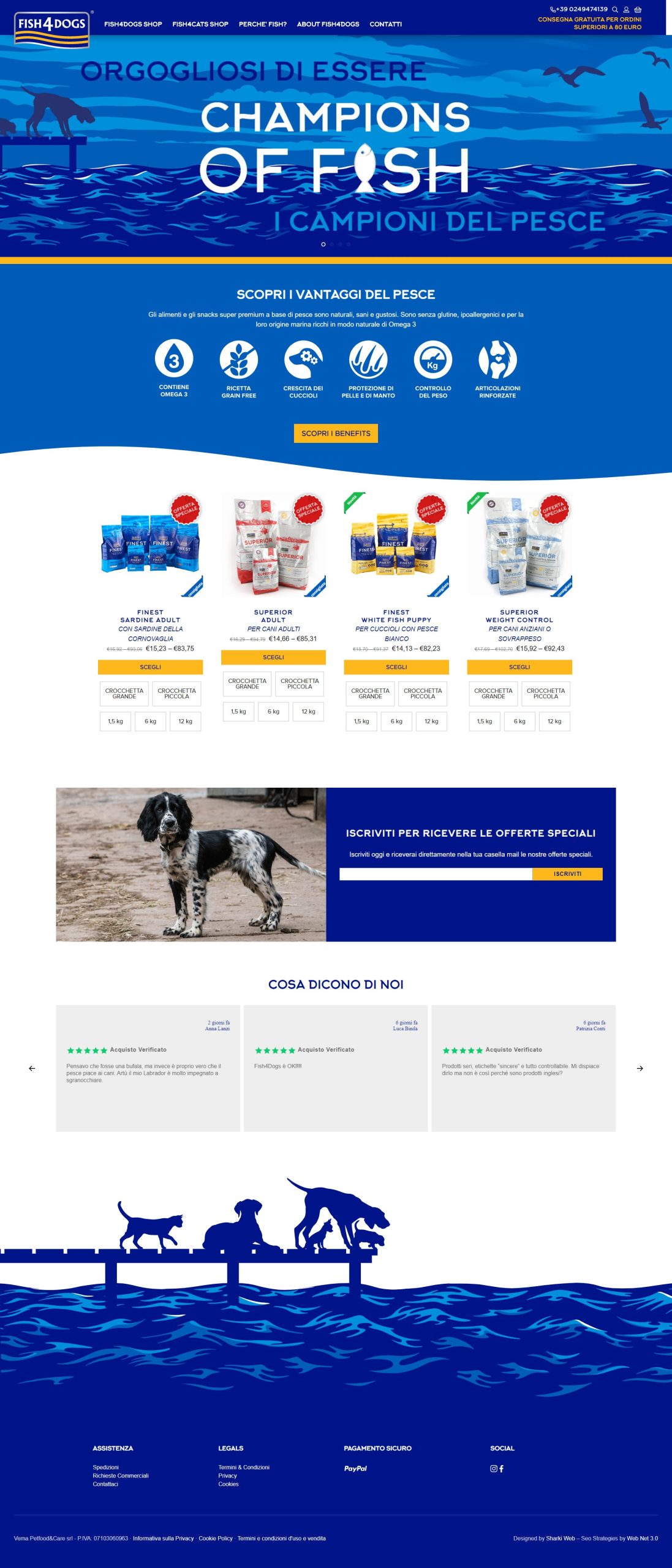 Fish4Dogs — screenshot fullpage