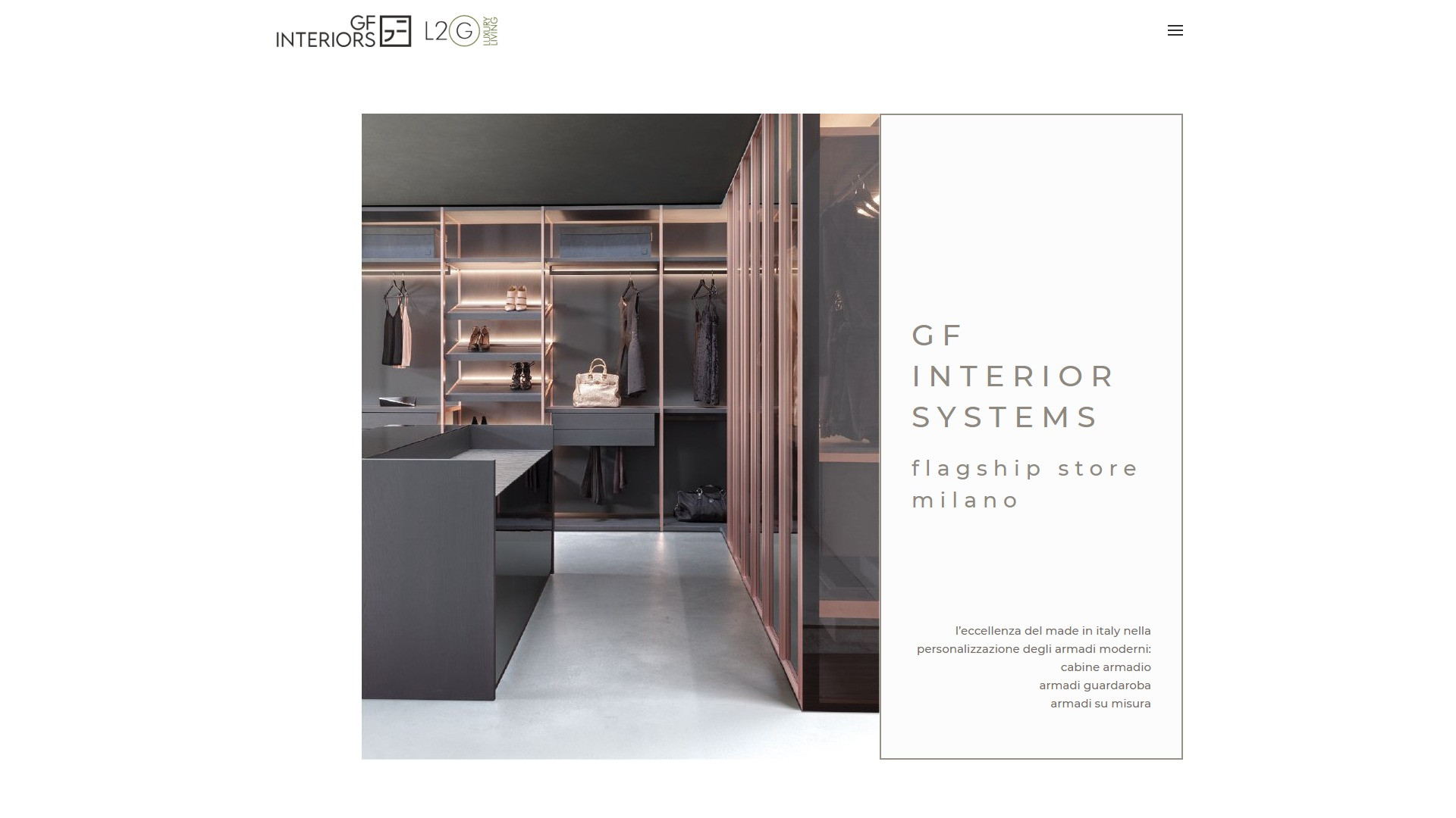Guzzini e Fontana Milano — screenshot fullpage